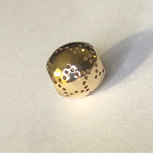 Retired Pandora Solid 14k Starlite Charm G585 Ale - Picture 5 of 8